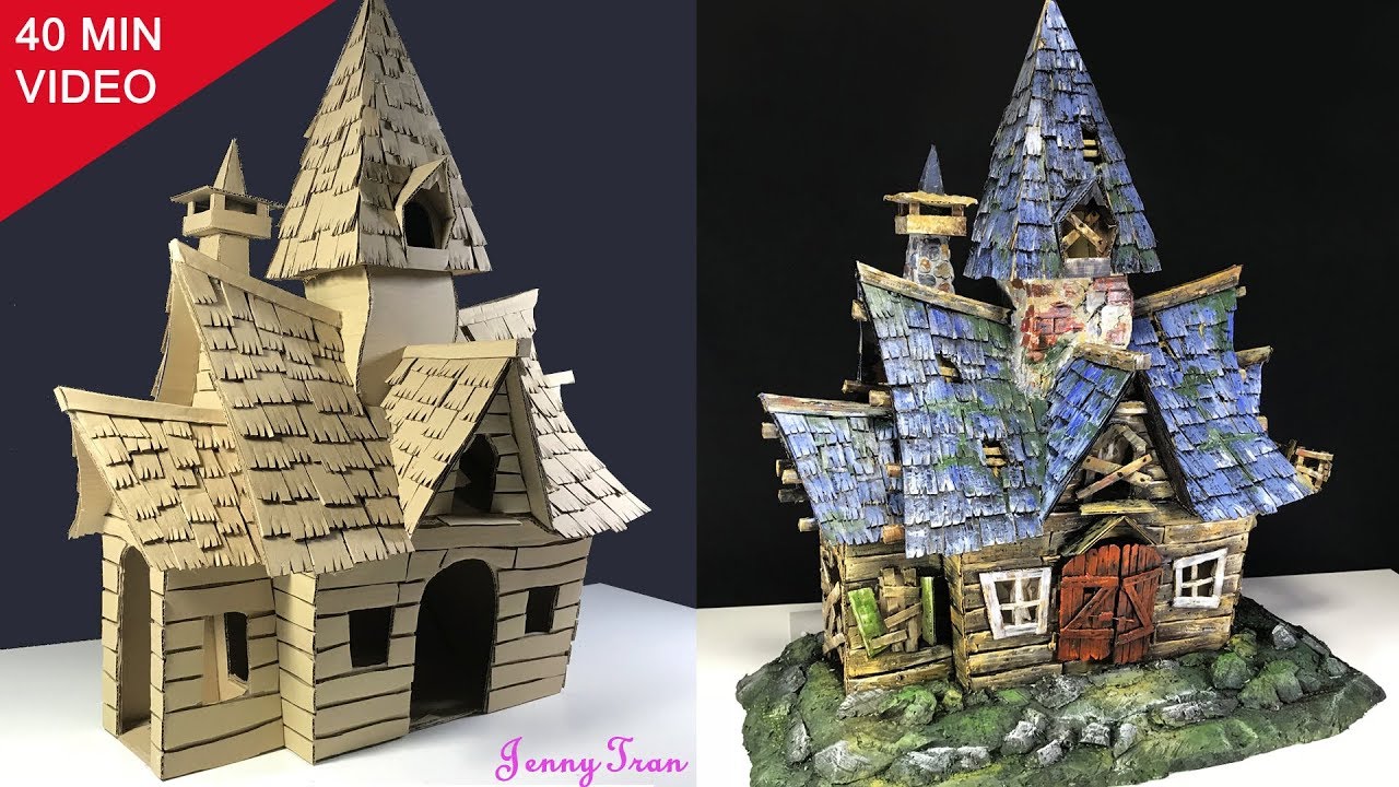 How To Make A Cardboard Haunted House