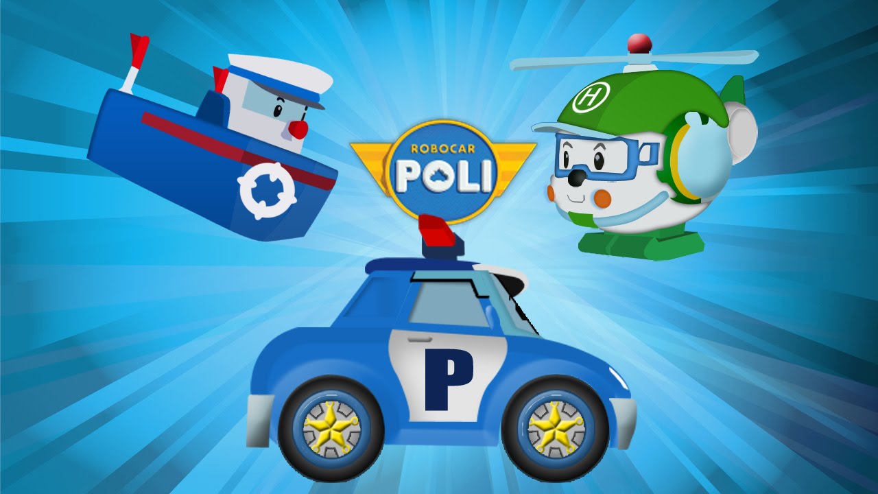 Robocar cartoon | POLI, HELLY and MARINE in awesome adventures ! Robocar poli