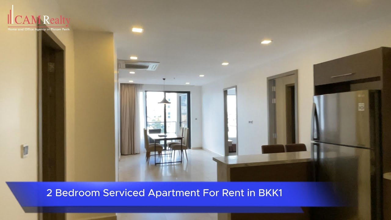 N106168 - 2 Bedroom Serviced Apartment For Rent in BKK1