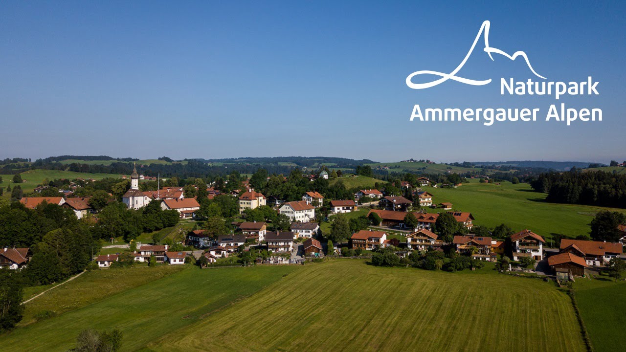 Bad Bayersoien aus der Luft 🌳 Naturpark Ammergauer Alpen