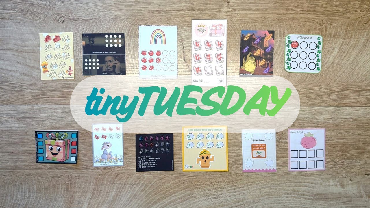 Tiny Tuesday! ☺️ #cashstuffing