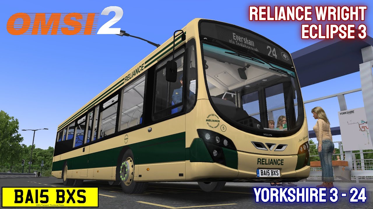 OMSI 2: Spotting Buses While Driving One! | Yorkshire 3 | Route 24 | Reliance #5 | BA15 BXS