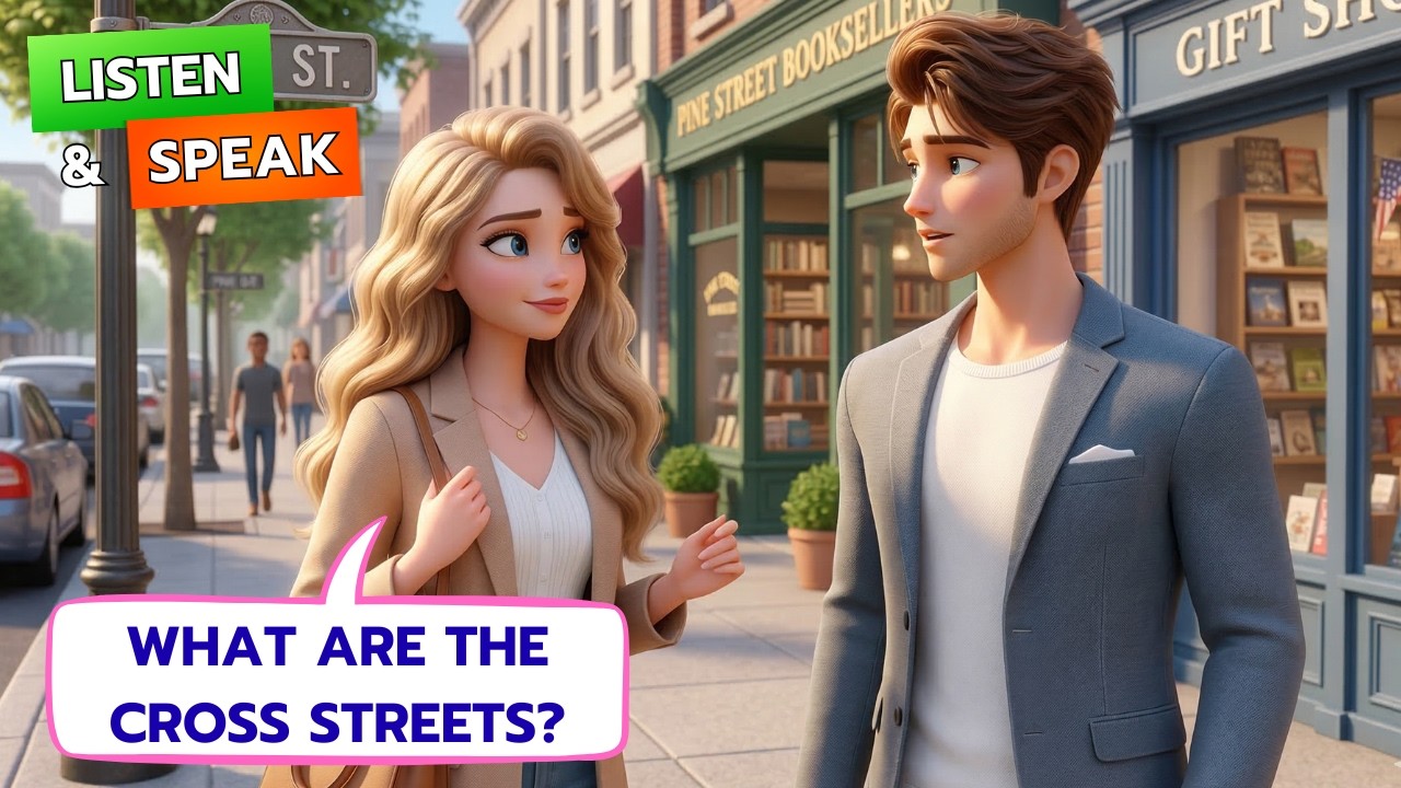 Asking for Directions in the City | English Dialogue | A2