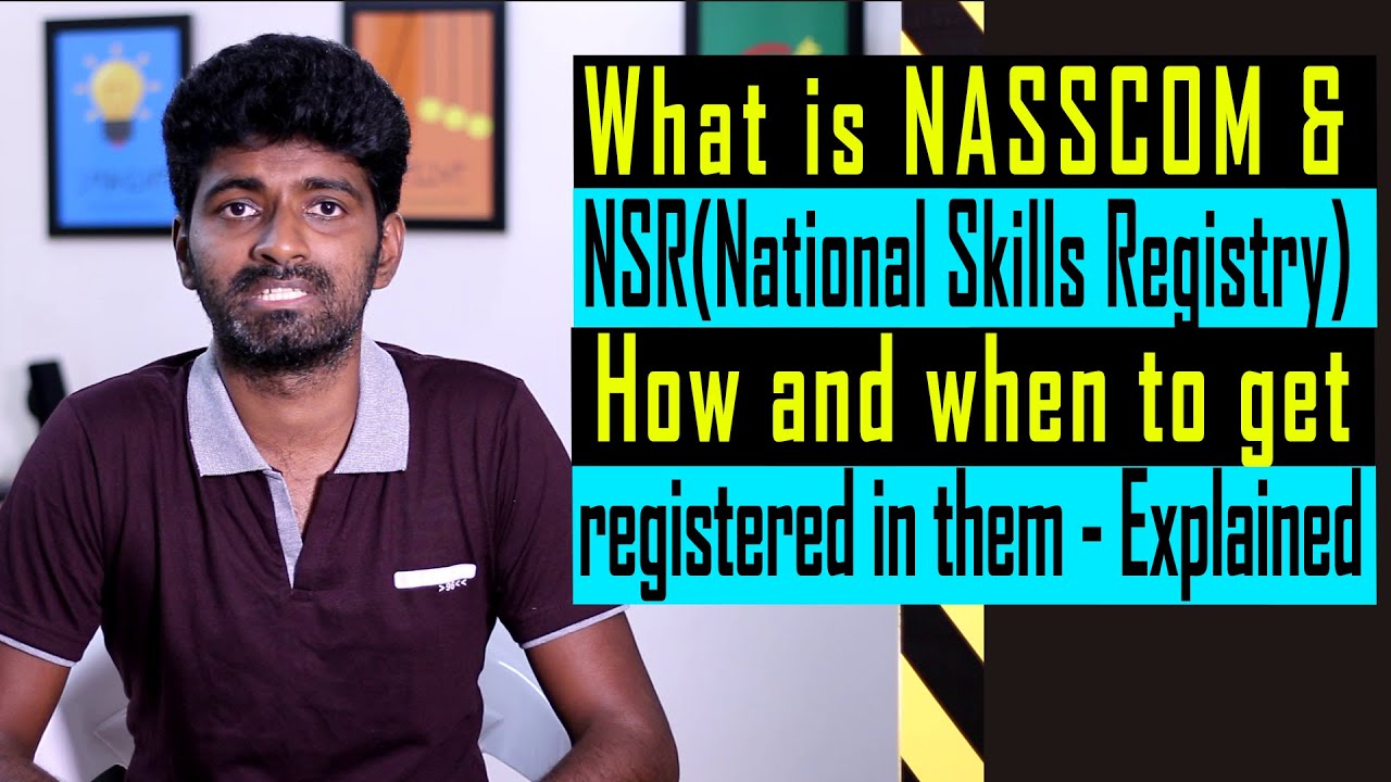 What do you know about NASSCOM and NSR being a software engineer | Telugu | 2021
