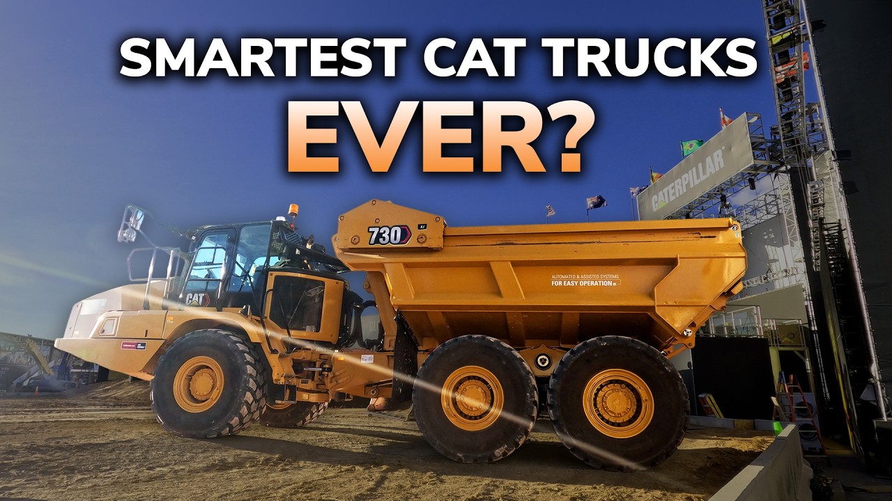 Более подробный обзор: сочлененные самосвалы Cat 725, 730 и 735 нового поколения