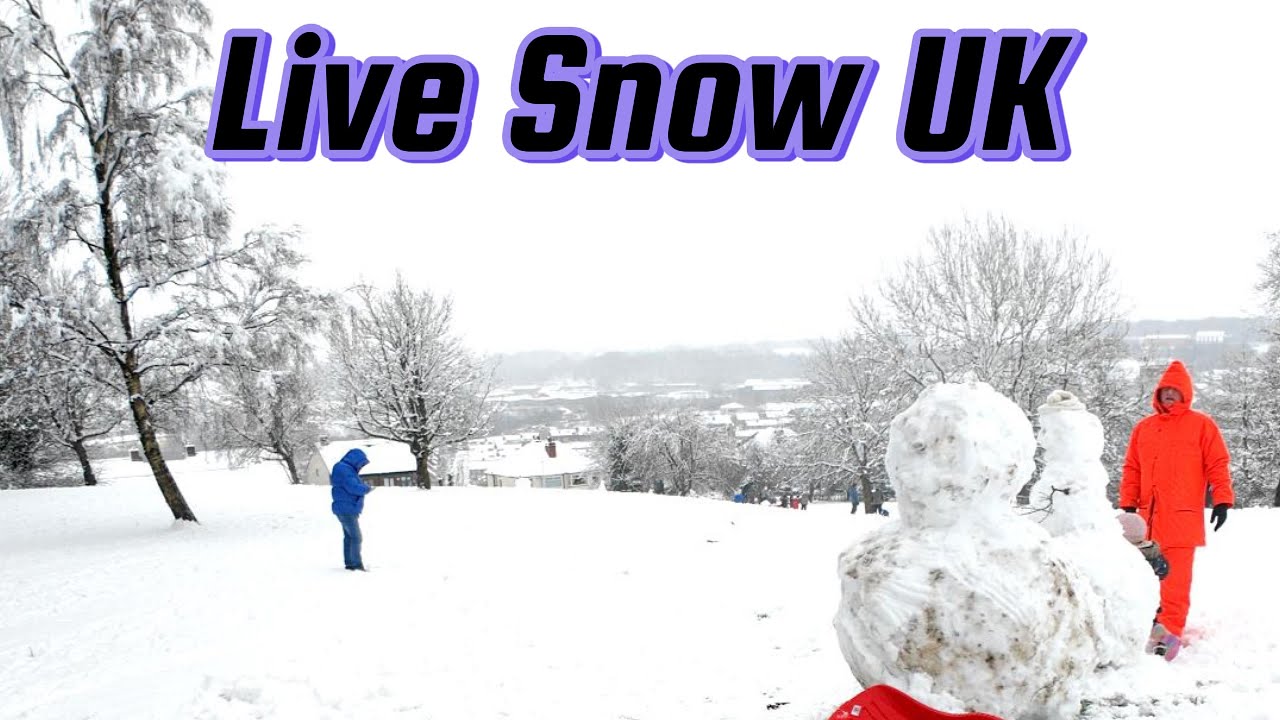 First Snow 2025 Leeds England UK | Snow Walk | Sledging Icy Hill | Winter Celebration | Fun in Snow