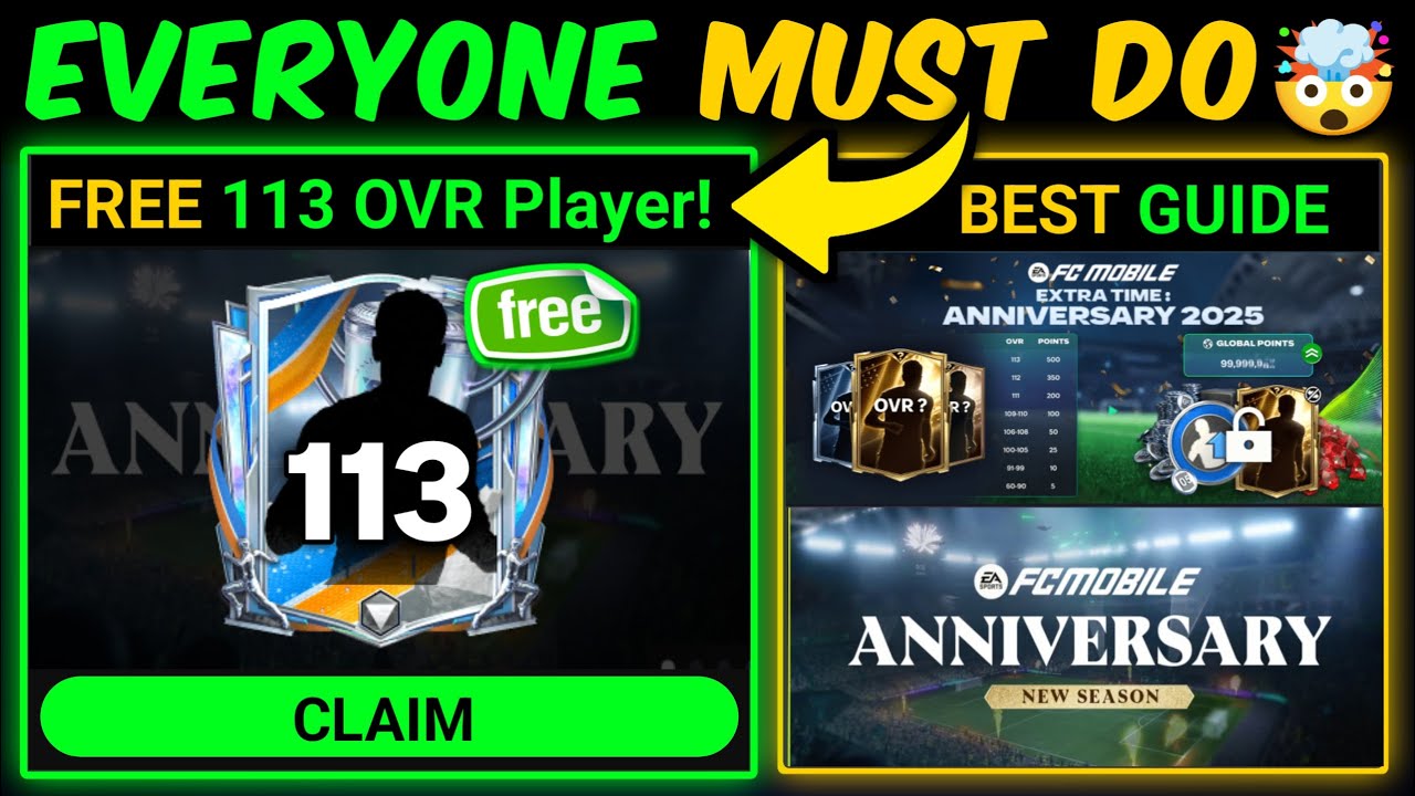 БЕСПЛАТНЫЙ игрок ОБЩ 113 в FC Mobile &mdash; лучшее руководство ко второй годовщине | Mr. Believer