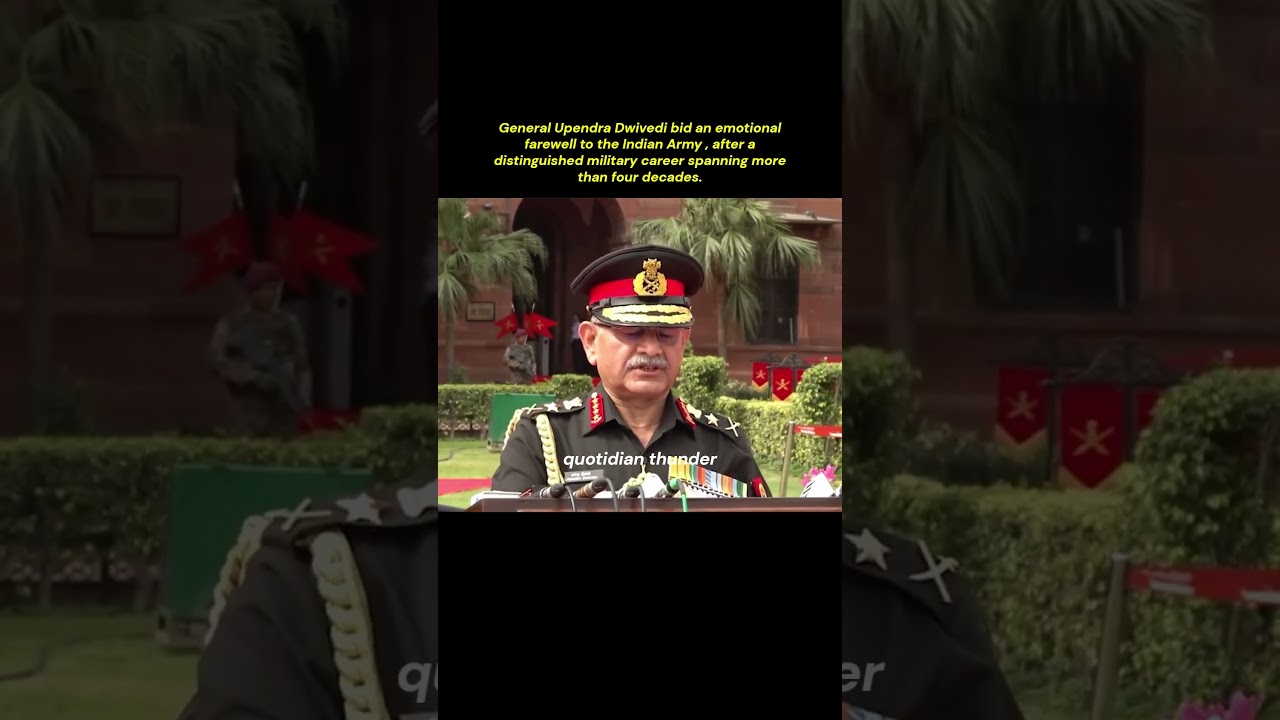 #indianarmy #chiefofarmystaff #farewell
