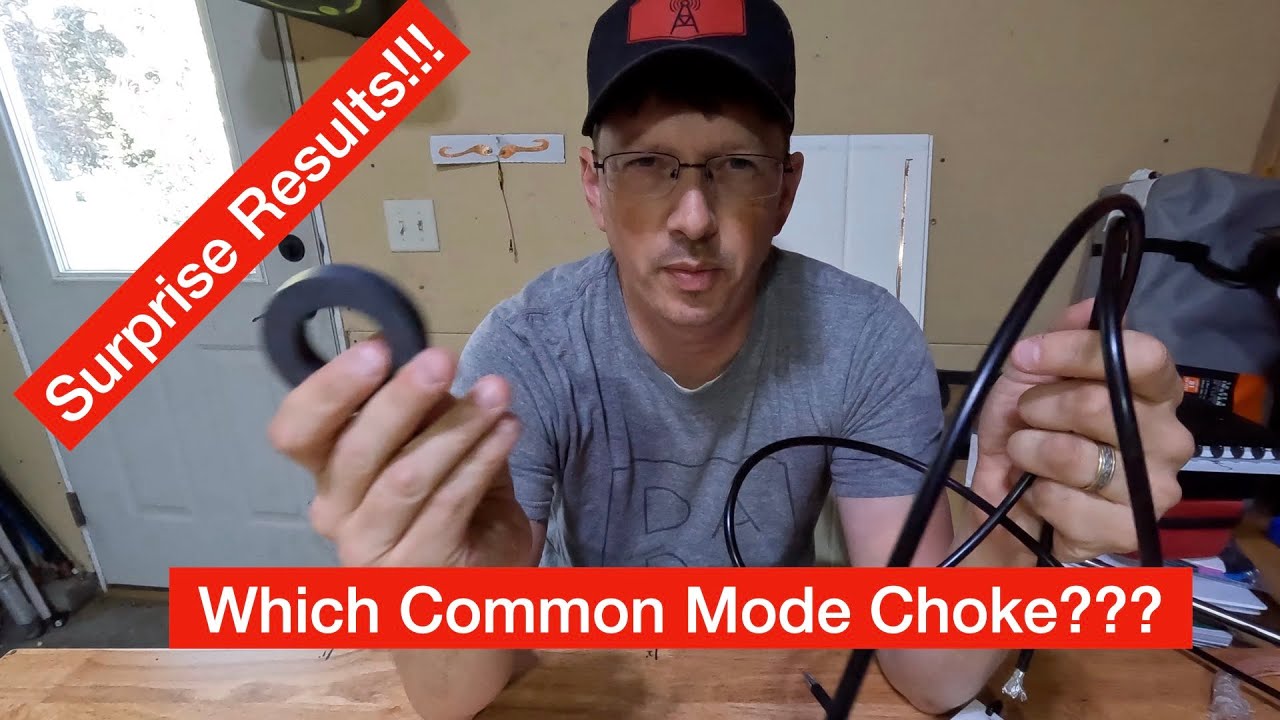 Ham Radio Common Mode Choke Experiment