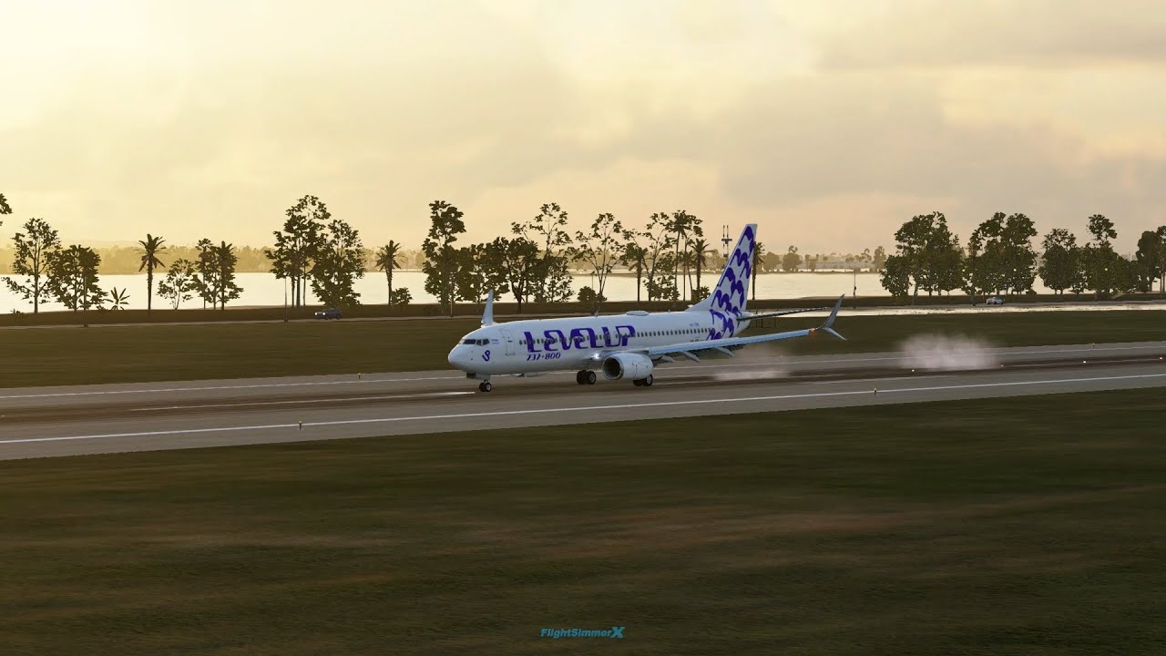 LEVEL UP 737NG V2.S1 FIRST LANDING