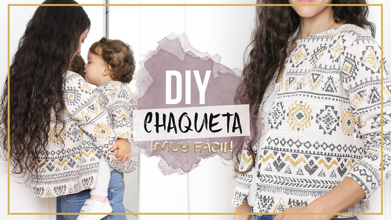DIY CHAQUETA FÁCIL | Cómo hacer un cardigan (Bebé & Mamá)