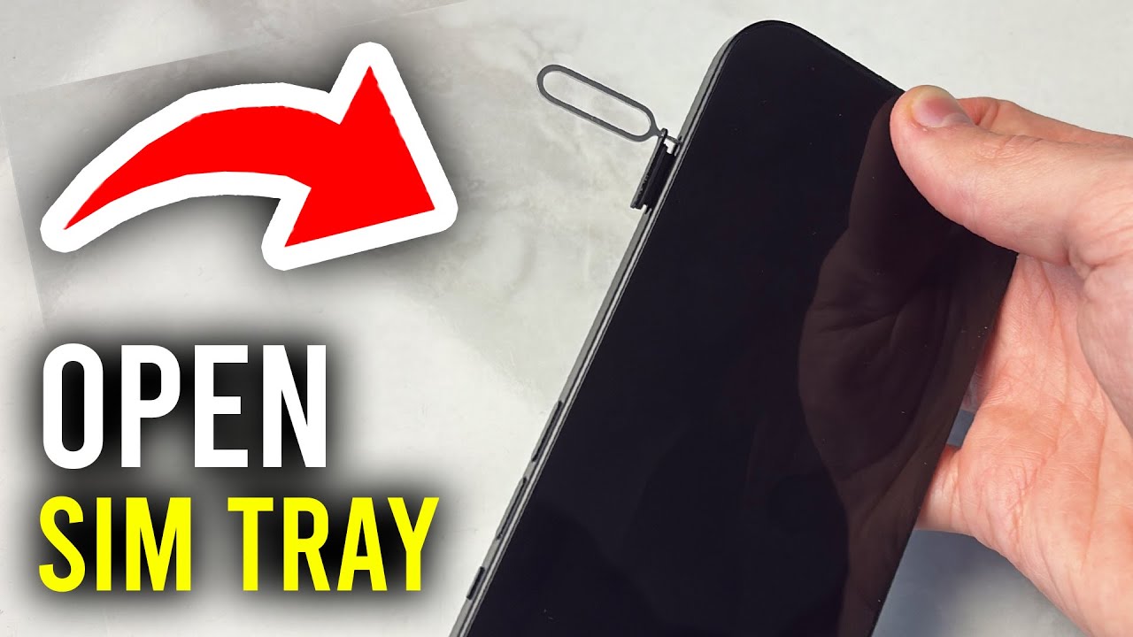 How To Open SIM Card Tray With Ejector Pin Tool - Step By Step