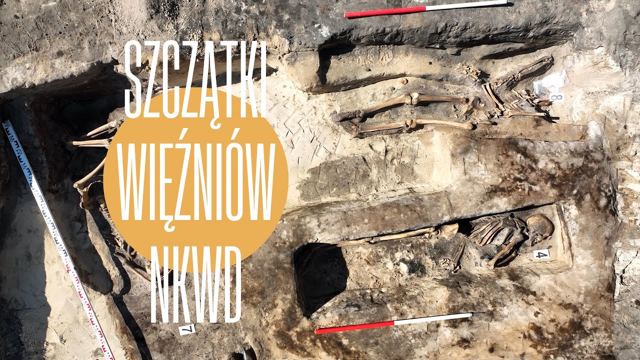 Obóz NKWD - odnalezione szczątki więźniów