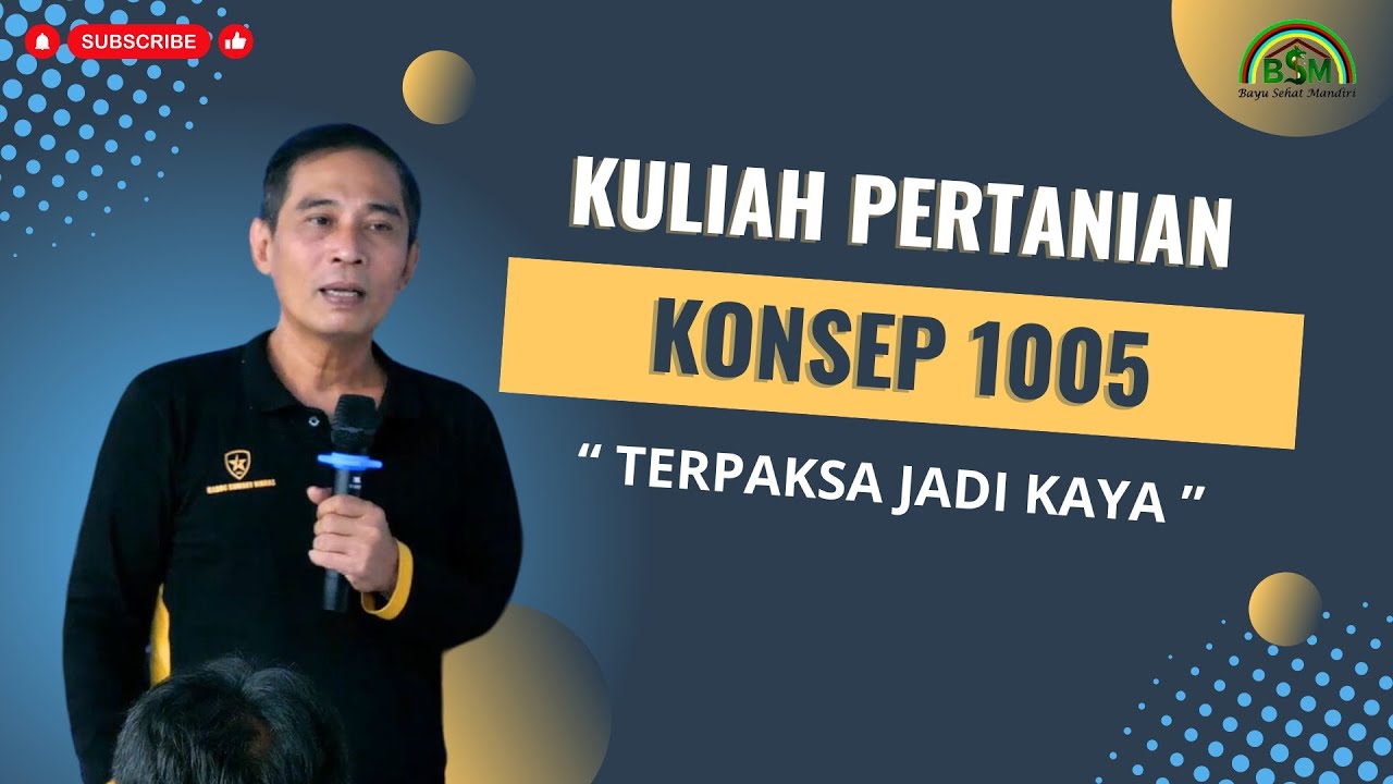 ✅ Ngaji Pertanian Episode 10 Konsep 1005 Bayu Diningrat Bsm #bayudiningrat #bayusehatmandiri