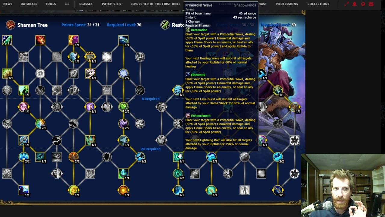 WoW Dragonflight Resto Shaman RIP THE TIDES!!! Raid Build