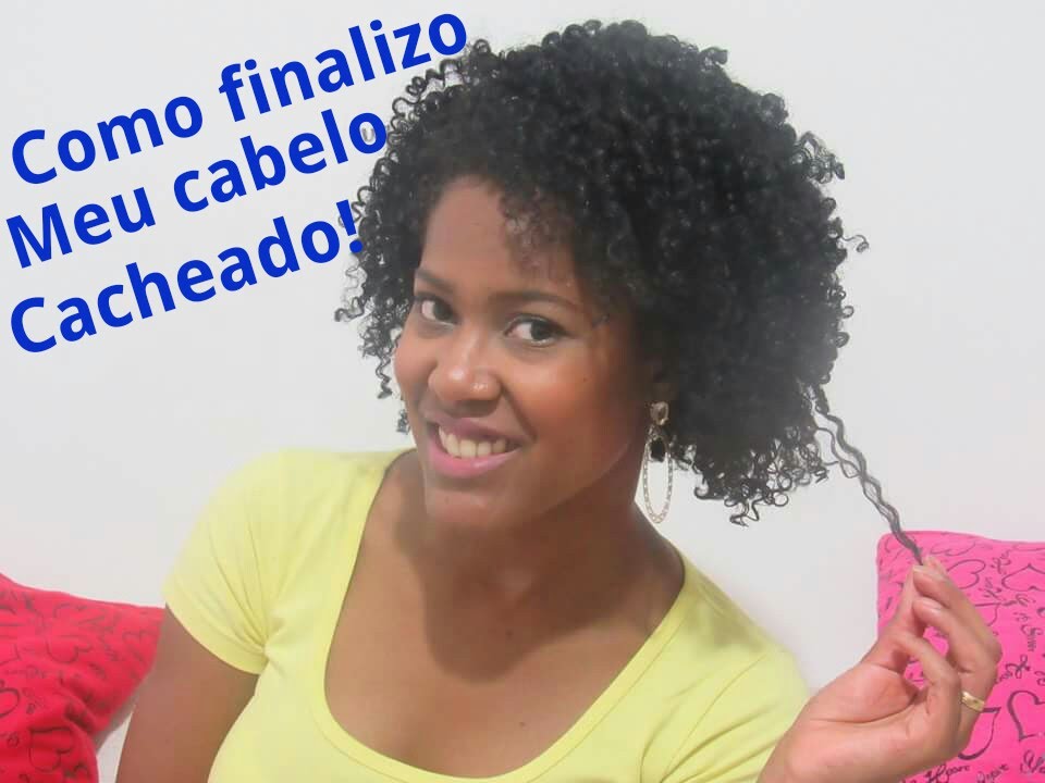 Como finalizo meu cabelo cacheado 3C - Kamila Tchara