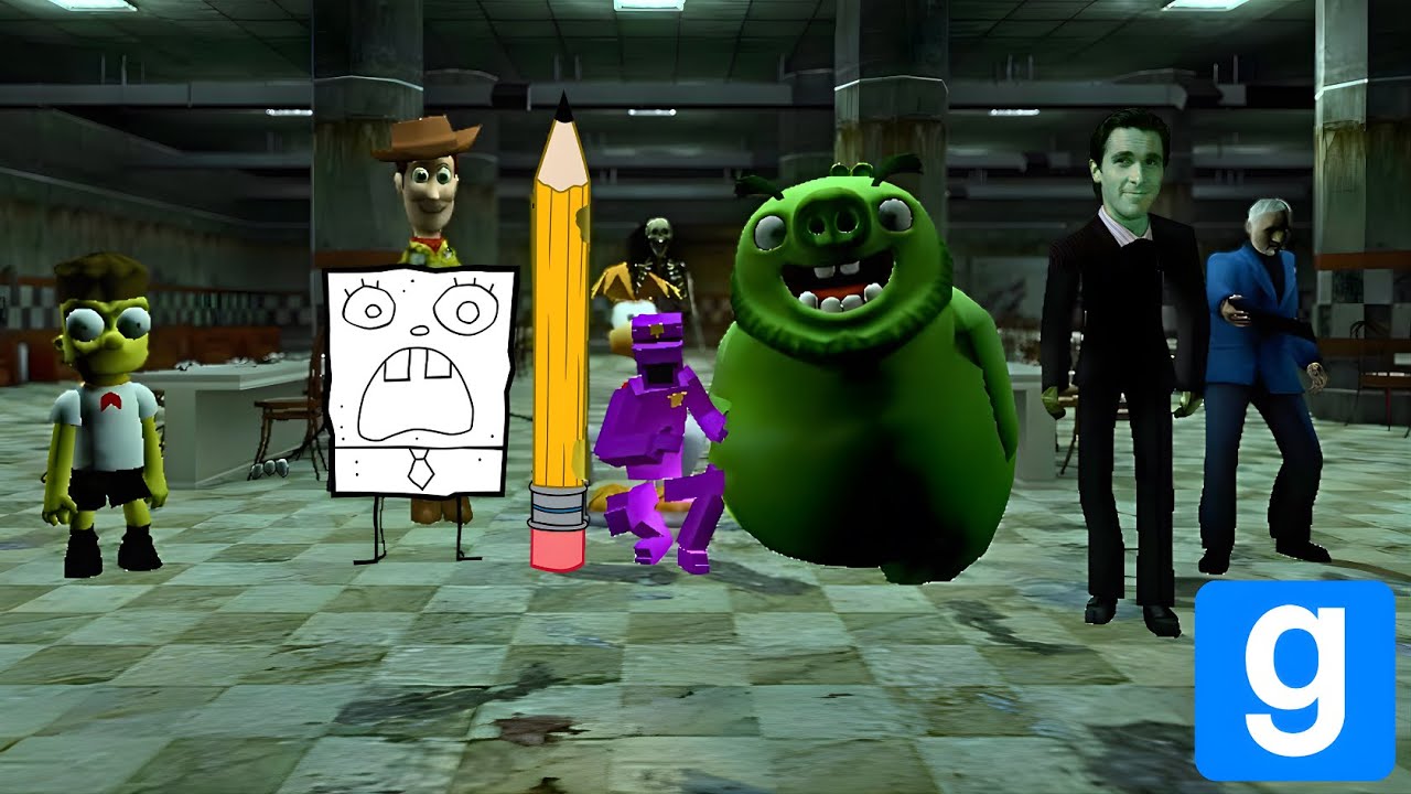 O DOODLEBOB VOLTOU MAIS APELÃO! | ESCONDE-ESCONDE Gmod