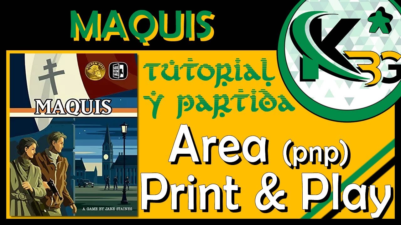 ♟ Maquis | ✂ Area Print and Play ✂