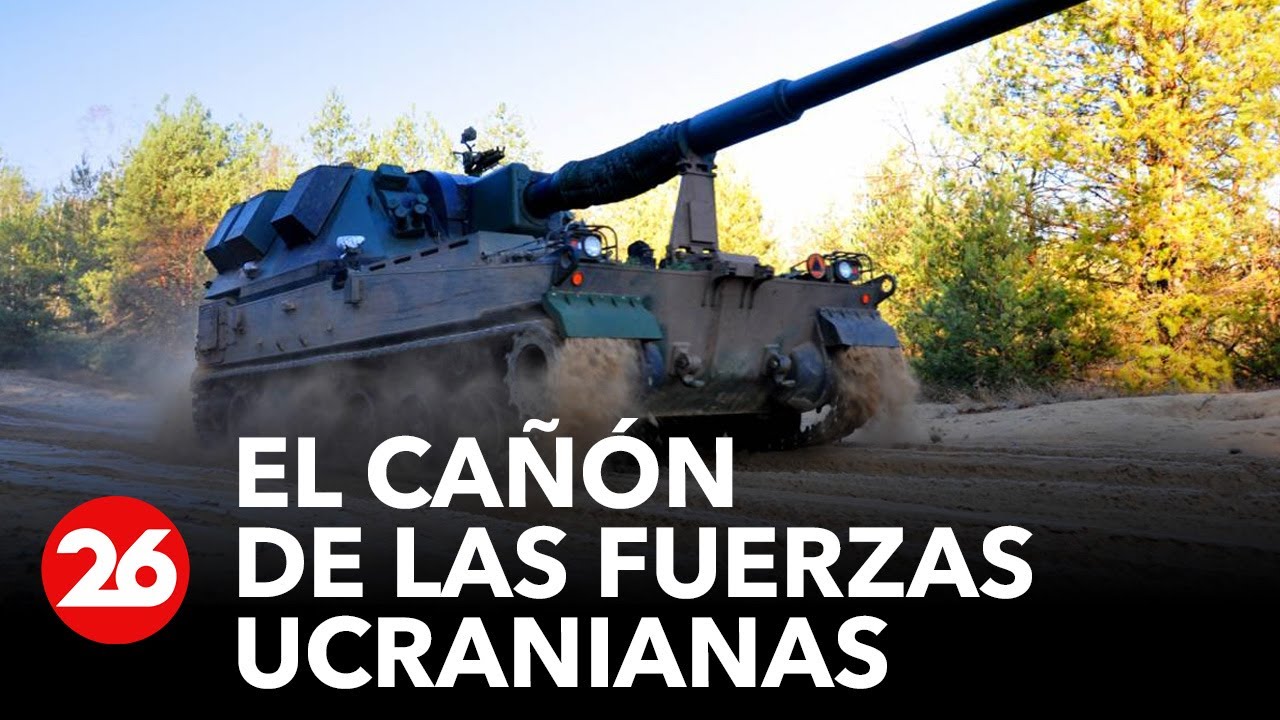 GUERRA RUSIA-UCRANIA | Así es el cañón autopropulsado utilizado por las fuerzas armadas ucranianas
