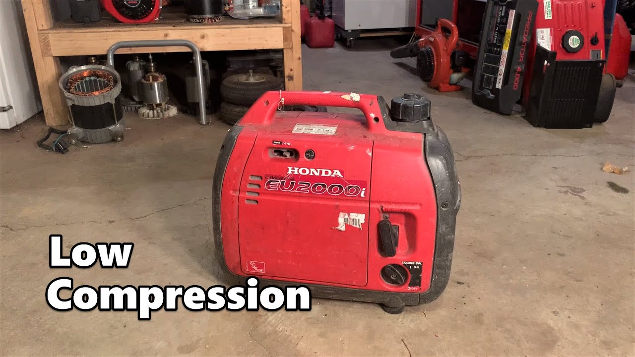 Honda EU2000i Tear-down and Fix - Low Compression