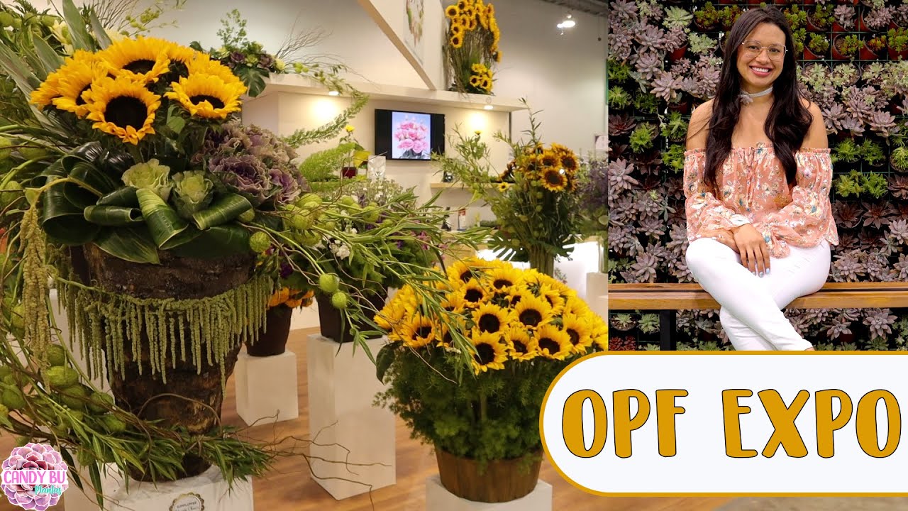 Feria de plantas ornamentales, flores, suculentas gigantes y de colección OPF Expo |Candy Bu