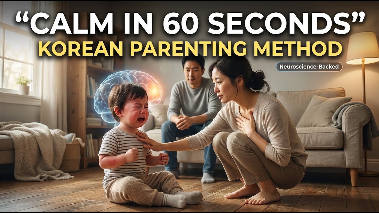 How Korean Parents Calm Child Meltdowns in 60 Seconds (Neuroscience Explains Why It Works)