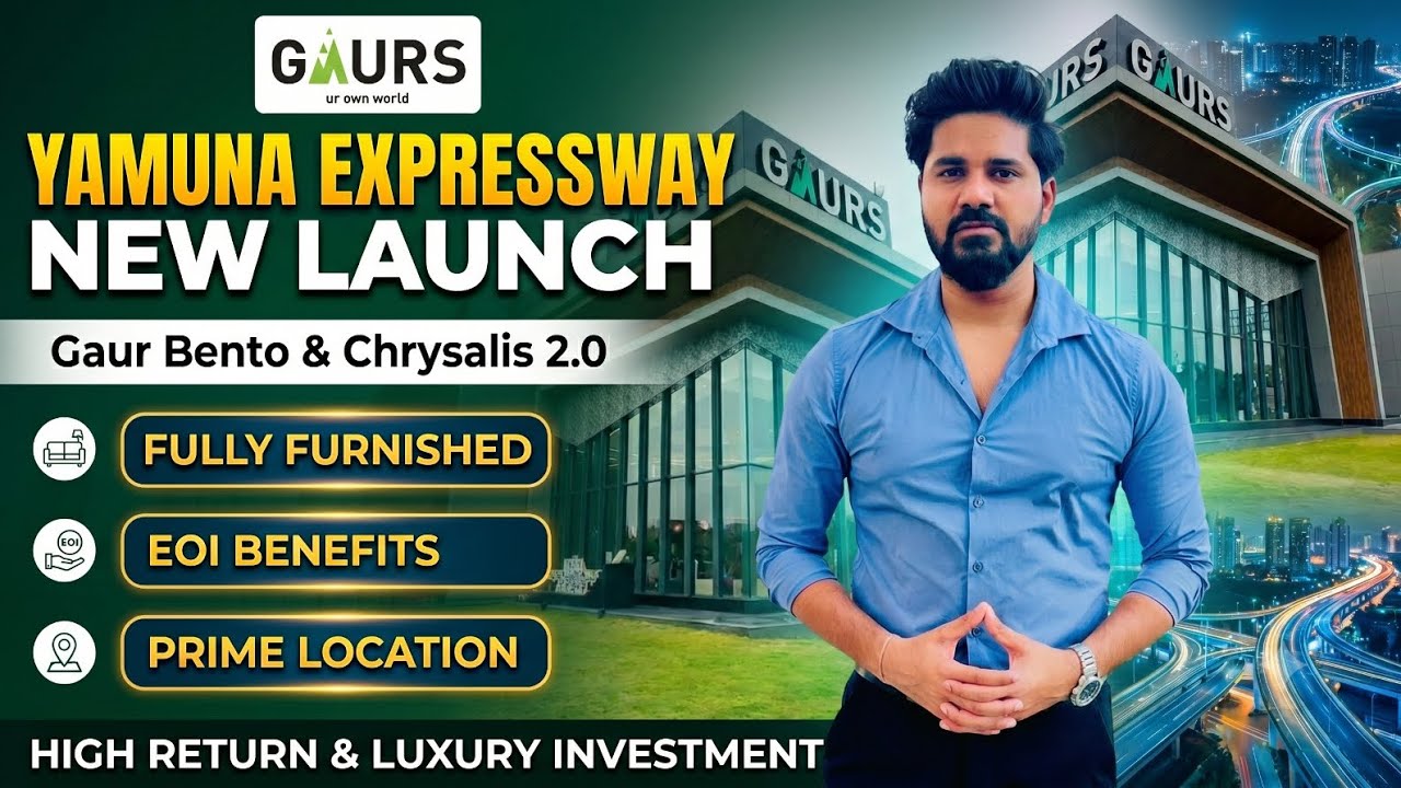 Gaur New Launch On Yamuna Expressway | Gaur Bento | Gaur Chrysalis 2.0 | ☎️8009358570 #gaur 