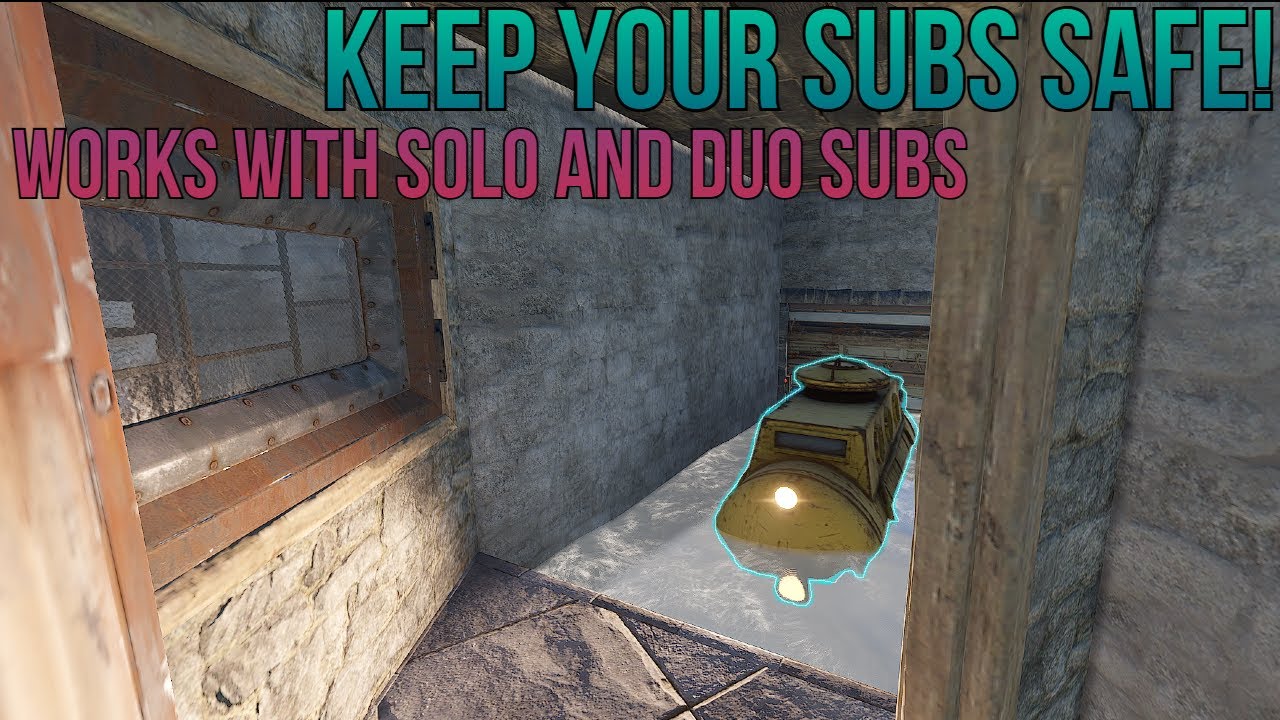 Проектирование базы подводной лодки Rust &mdash; руководство по сборке