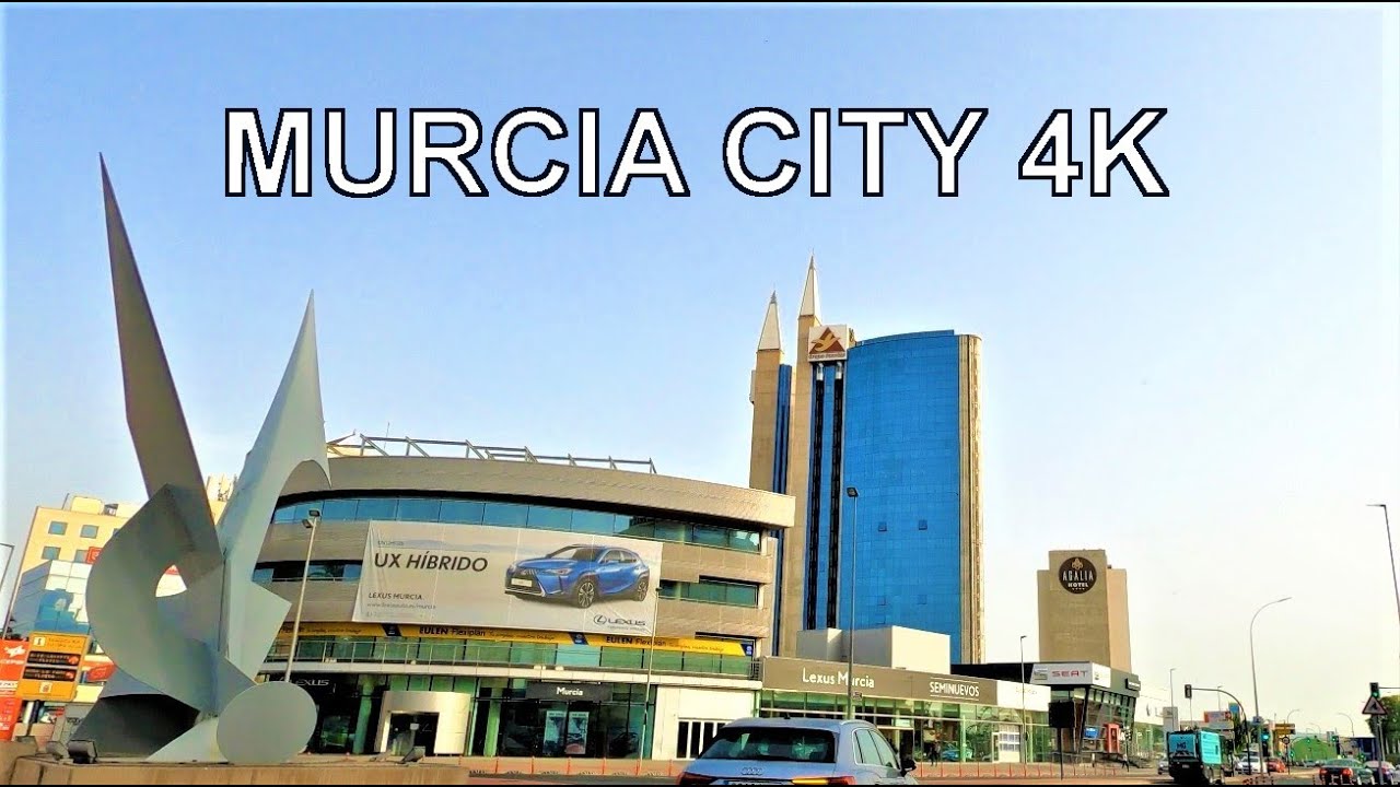 Conduciendo por Murcia Centro Ciudad (España) 4K Viaje en Coche
