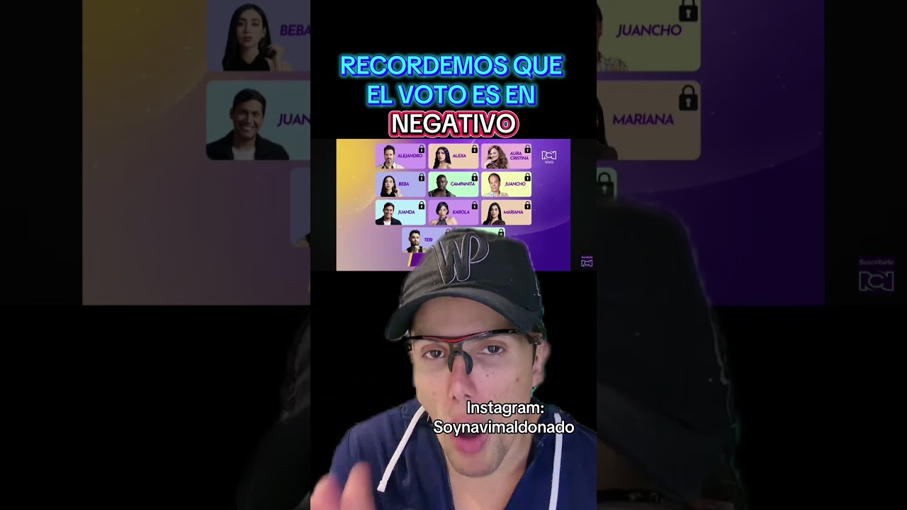 OJO LOS VOTOS SON EN NEGATIVOS