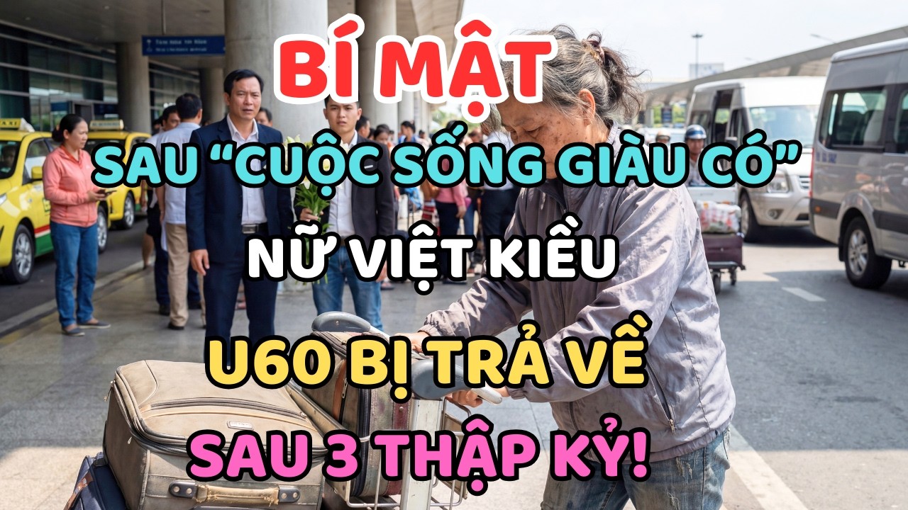 BÍ MẬT SAU “CUỘC SỐNG GIÀU CÓ”… NỮ VIỆT KIỀU U60 BỊ TRẢ VỀ SAU 3 THẬP KỶ!