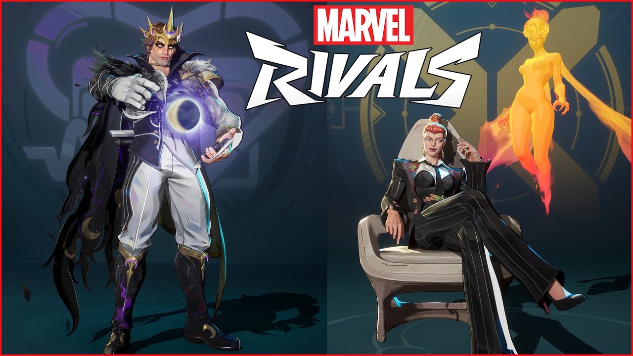 Marvel Rivals Moon Knight Eclipse Knight and Phoenix Seat of Spring Costume Preview