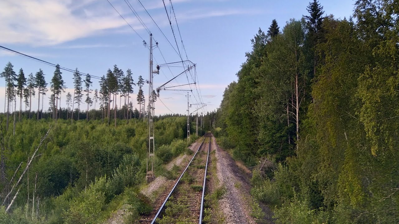 Frövi-Borlänge via Silverhöjden från förarplats / Cabinerit / Führerstandsmitfahrt