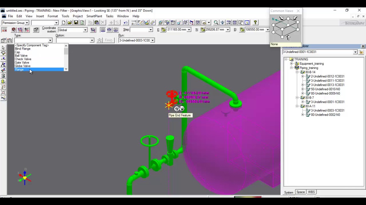 SP3D PIPING TUTORIALS FOR BEGINNERS: 80-A-11HD