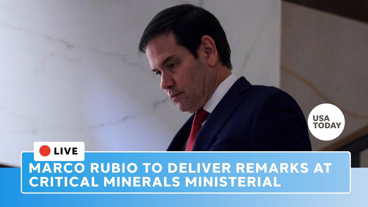Secretary Marco Rubio delivers remarks at Critical Mineral Ministerial