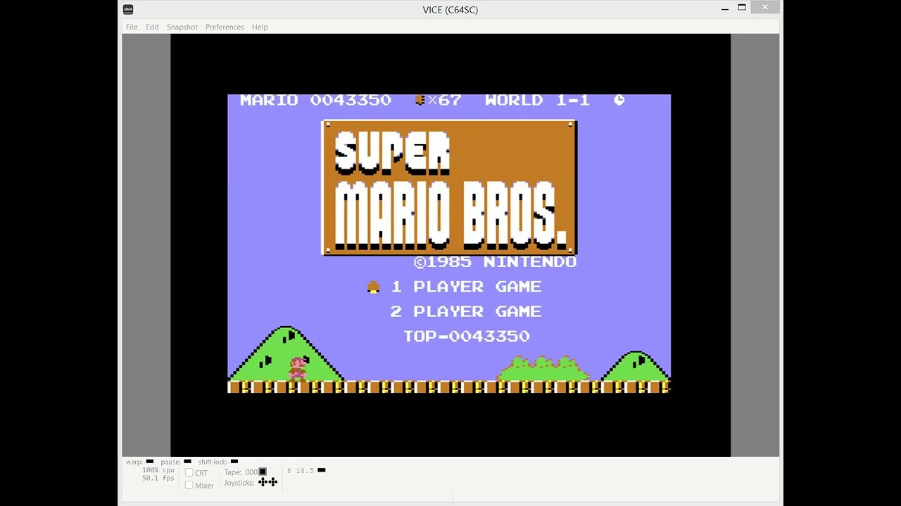 Super Mario Bros By ZeroPaige - Commodore 64