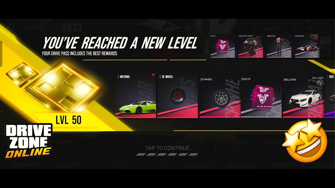 Unlock ALL VIP Drive Pass season 9 Rewards | First Look InfernoRace Drive zone online 1.3.0
