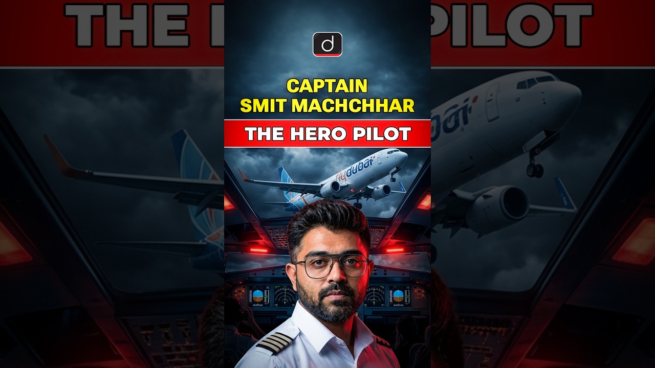 Smit Machchhar: Indian Pilot | FlydubaiCrisis | Drishti IAS English|#shorts #Israel #flydubai