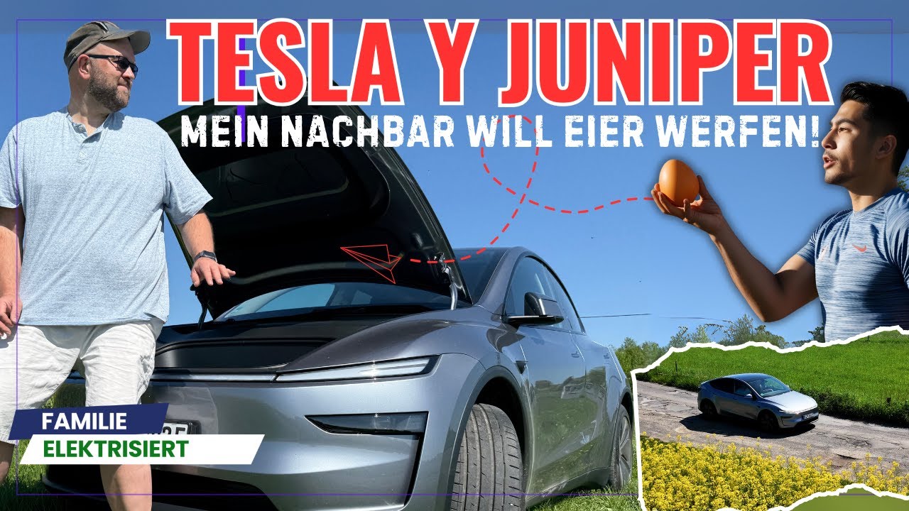 Der Eierprotest: Tesla Model Y Juniper im Familiencheck!  | FAMILIE ELEKTRISIERT
