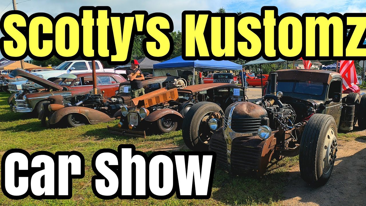 SCOTTY'S KUSTOMZ CAR AND BIKE SHOW - JULY 2025 - MINNESOTA- RAT RODS