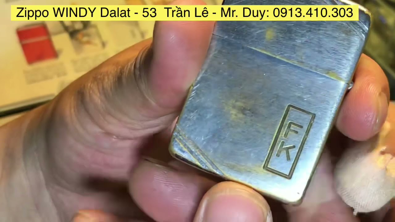 Review zippo 1937 và 1938 , cách phân biệt zippo 1937 và 1938 (Zippo WINDY Dalat - Mr. Duy)