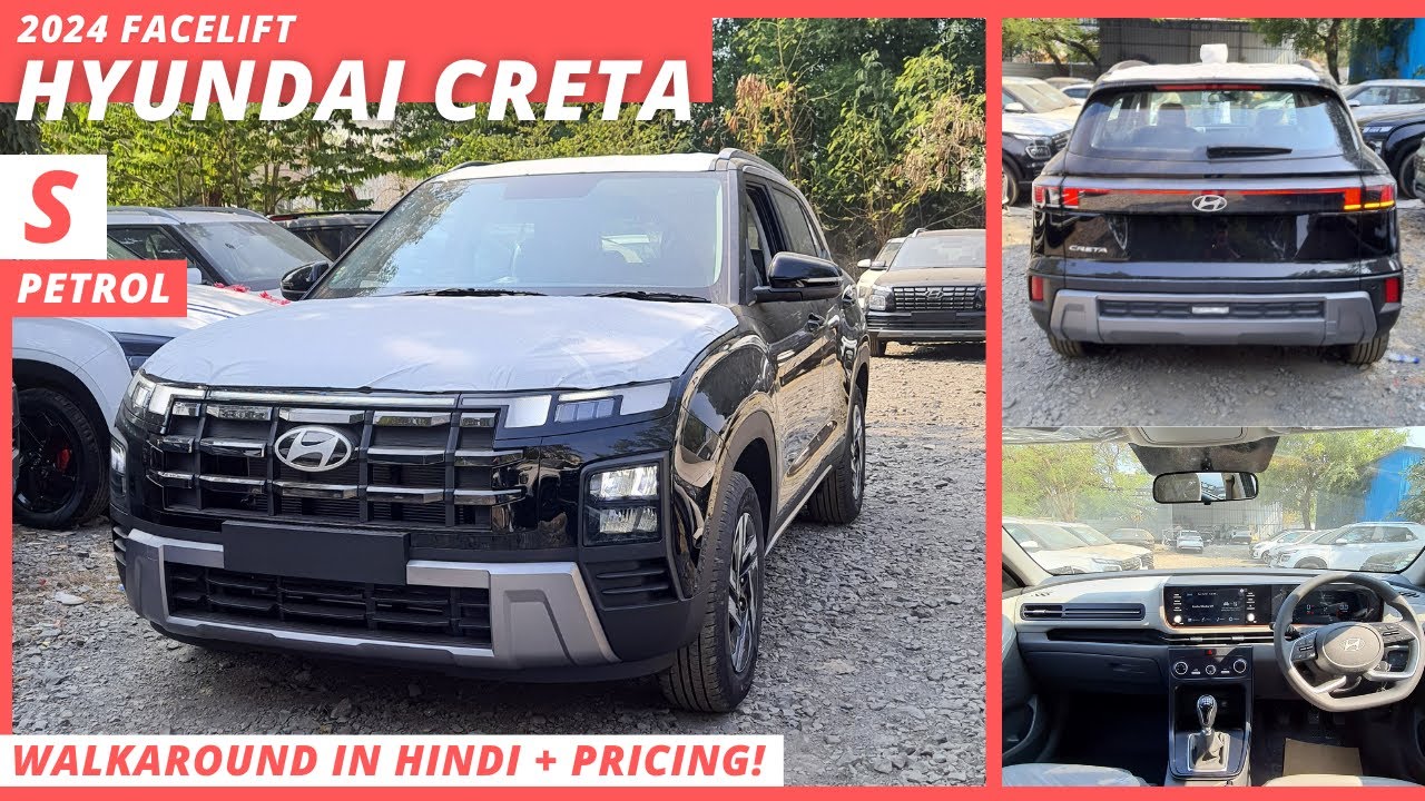 Facelift Hyundai Creta S variant Walkaround | Hyundai Creta S 2024 | GA.Automotive