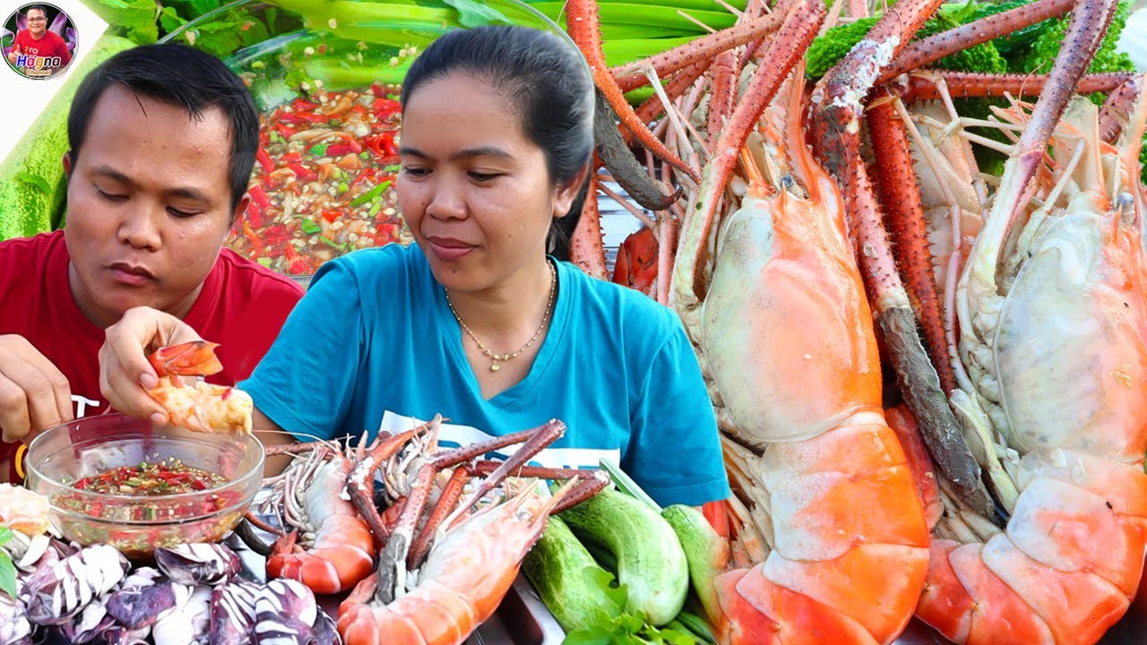 กินกุ้งแม่น้ำไซต์ใหญ่ฉลอง 700,000 ซับ แซ่บๆ บรรยากาศแดดร่มลมตกอยู่ทุ่งนา