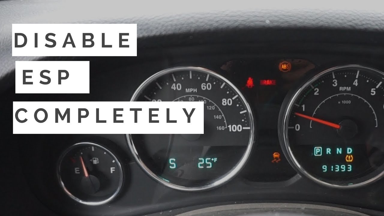 How To Completely Disable ESP on Jeep JK [Pulling Fuse Method]