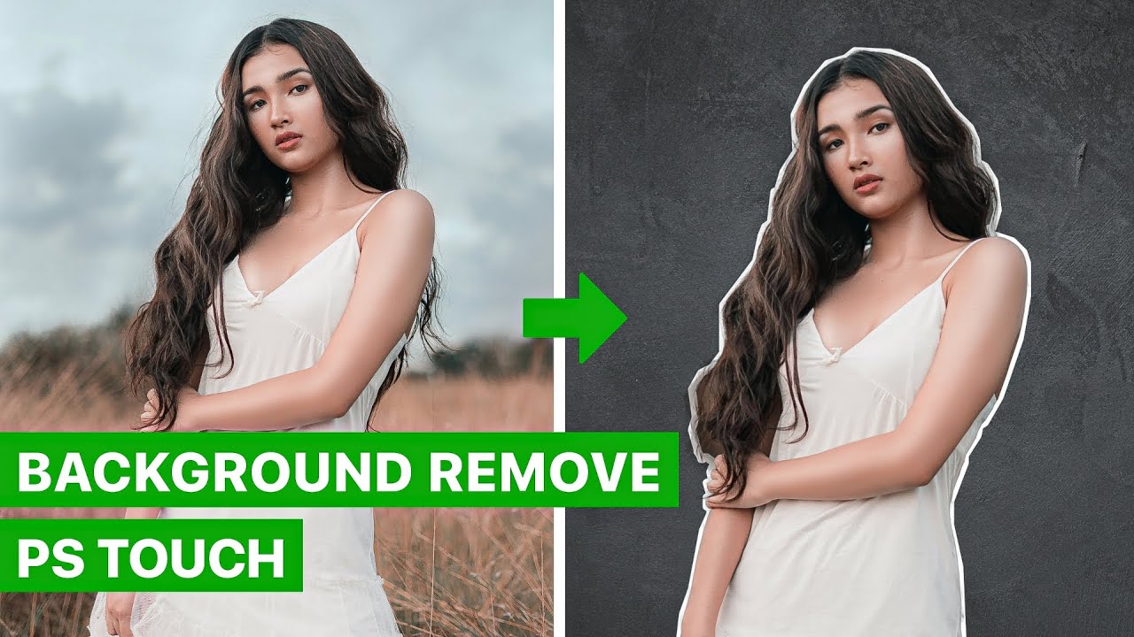 How to remove background in photoshop mobile | ps touch editing
