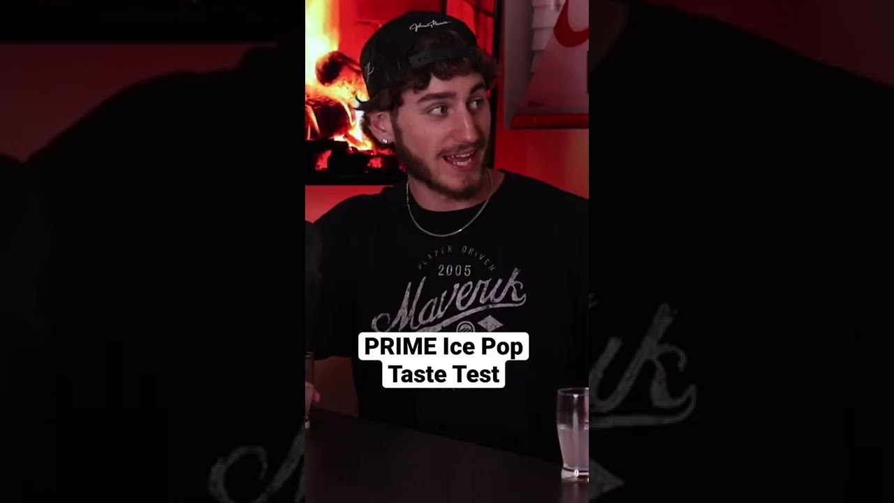 PRIME Ice Pop Taste Test