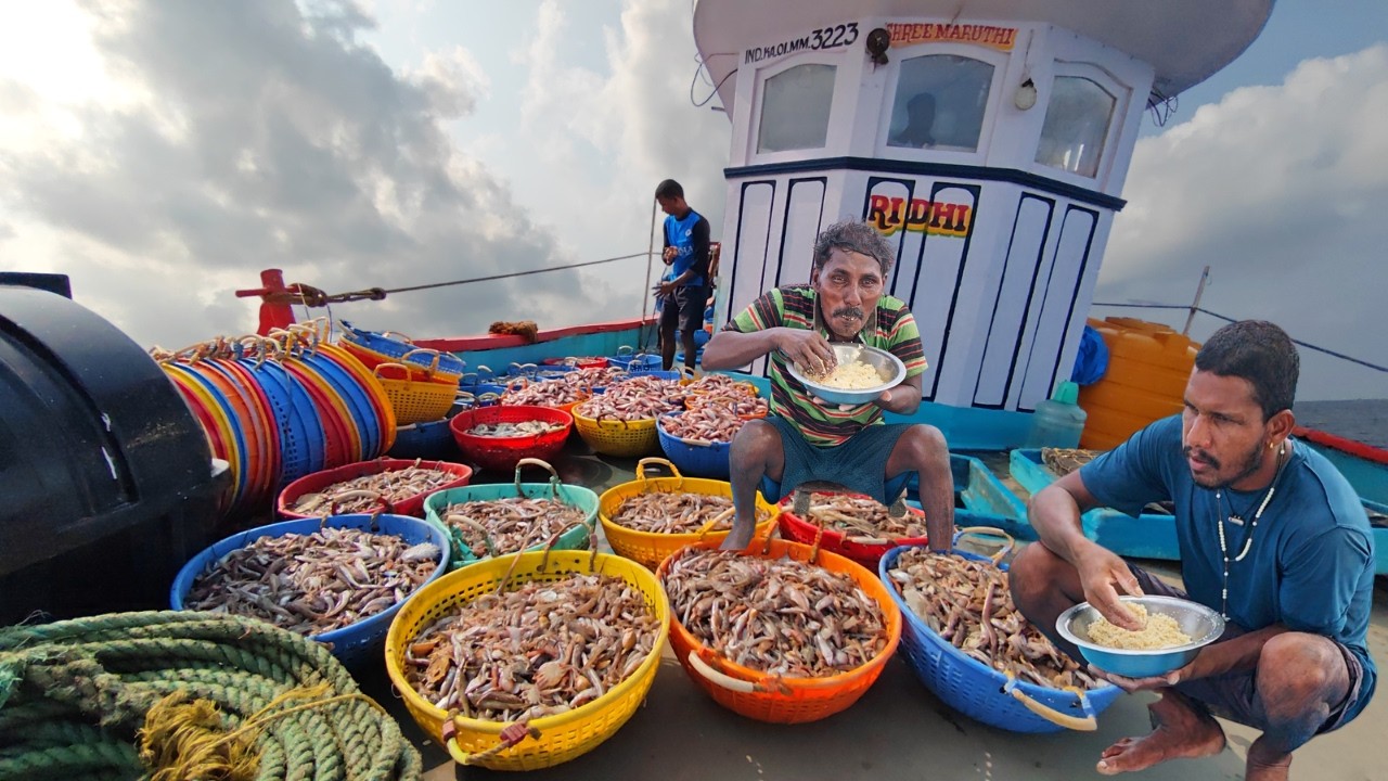 💢The Final Day ‼️Of Mangalore Fishing💯 We Are Eat A Different Types Food 🤤 On The Massive Ocean🌊
