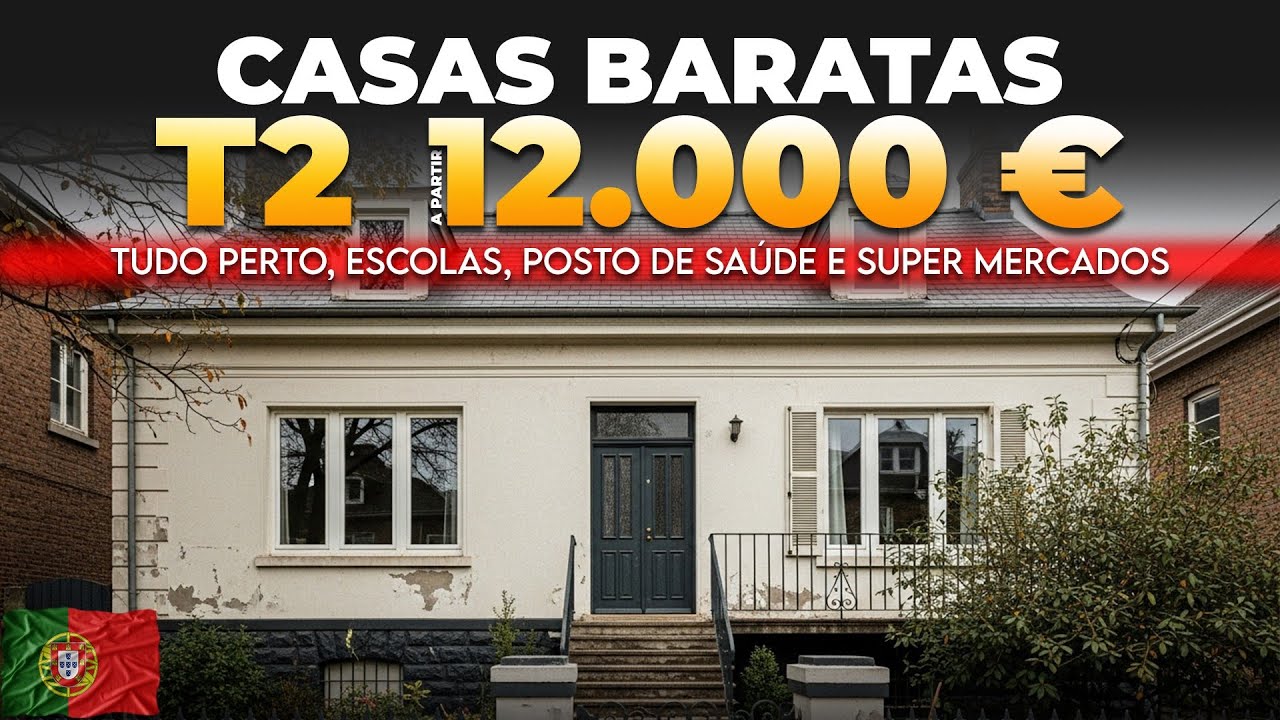 CASAS BARATAS EM PORTUGAL - T2