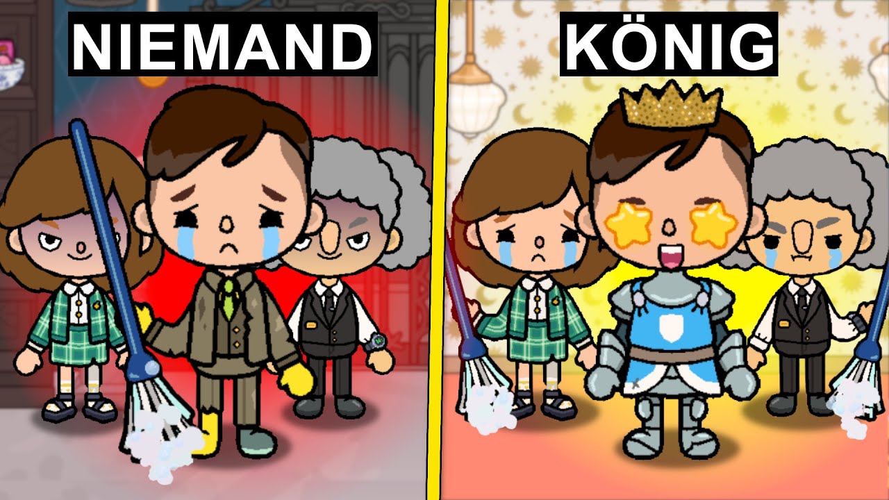 Von NIEMAND zu KÖNIG (erst sad dann happy story)! Toca Boca Life World mit Stimme Deutsch