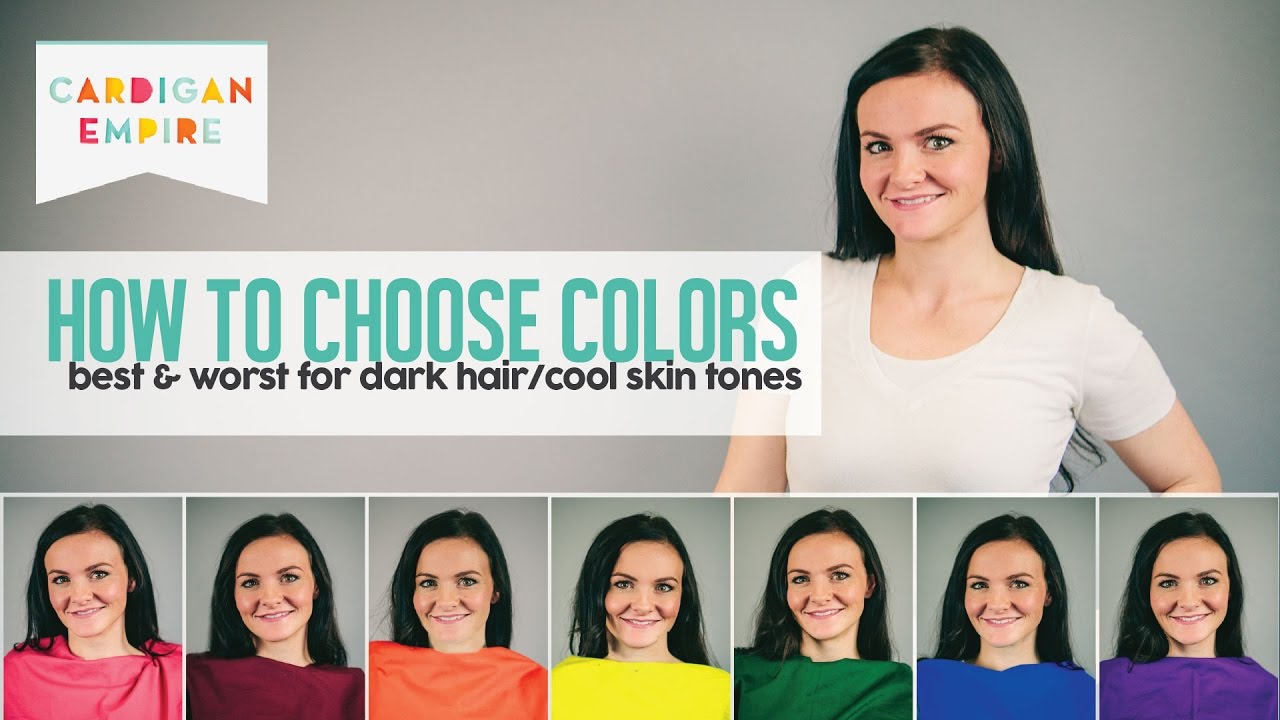 How To Wear the Right Colors for Your Skin Tone - Dark Hair and Cool Skin (Winter Season)